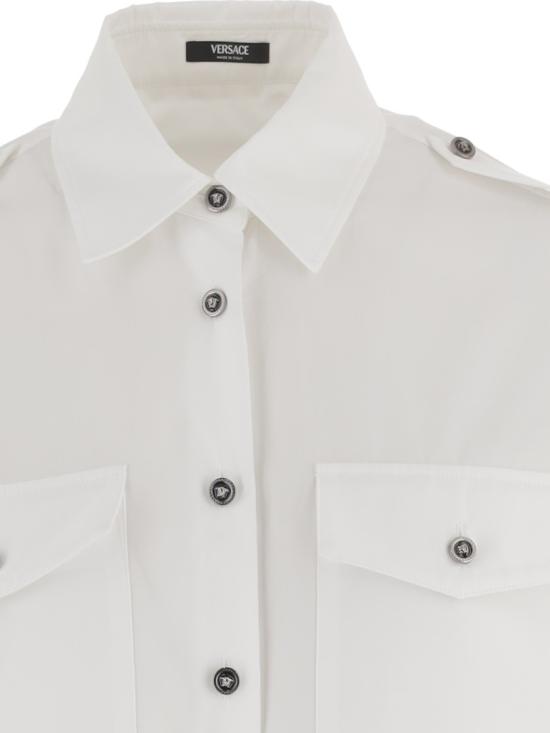 26SS 베르사체 셔츠 10237671A147481W000 White - VERSACE