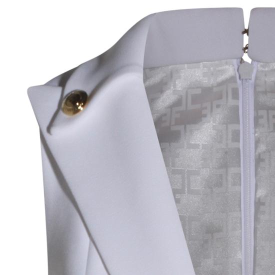 26SS 엘리자베타프랜치 숏 원피스 AB92461E2360 White - ELISABETTA FRANCHI