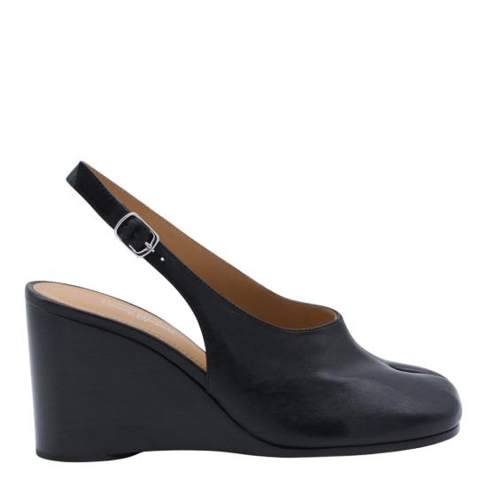 26SS 마르지엘라 타비 웨지 슬링백 S58WP0296P3753T8013 Black