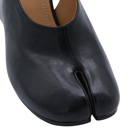 26SS 마르지엘라 타비 웨지 슬링백 S58WP0296P3753T8013 Black - MAISON MARGIELA