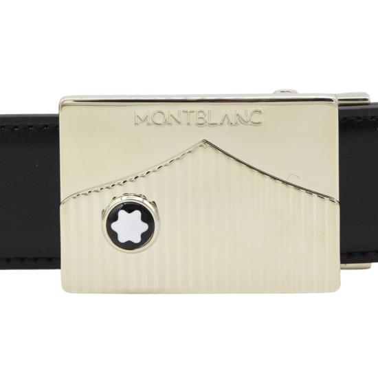 26SS 몽블랑 가죽 벨트 199095 Black - MONTBLANC