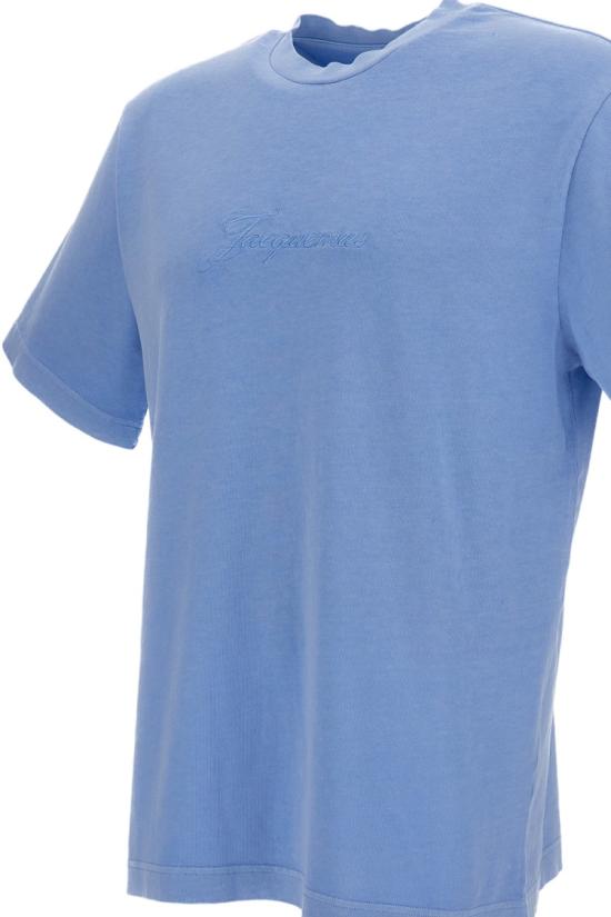 26SS 자크뮈스 반팔 티셔츠 TSM00631AJ00045330 Blue - JACQUEMUS