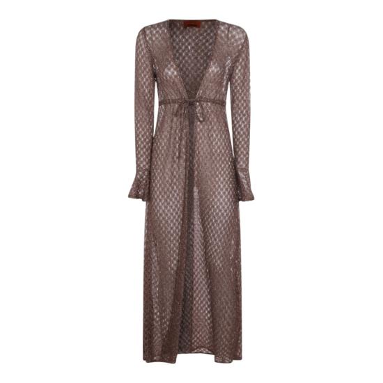 26SS 미소니 롱 원피스 MS26SQ0SBR014DS80EE Brown