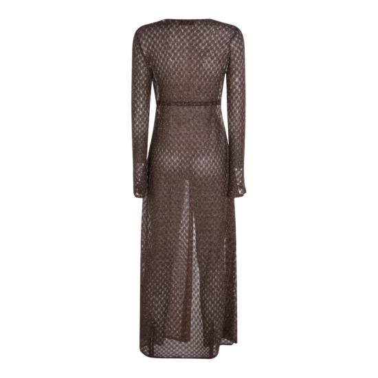 26SS 미소니 롱 원피스 MS26SQ0SBR014DS80EE Brown - MISSONI