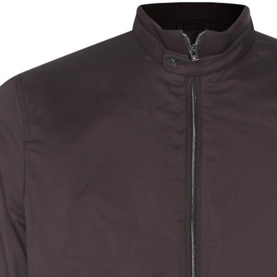 26SS 에르노 에코에이지 하이 카라 봄버 자켓 GI000414U12456Z8993 Brown - HERNO