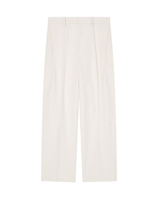 26SS 엠포리오 아르마니 스트레이트 팬츠 EM004900 AF12938 1088 White