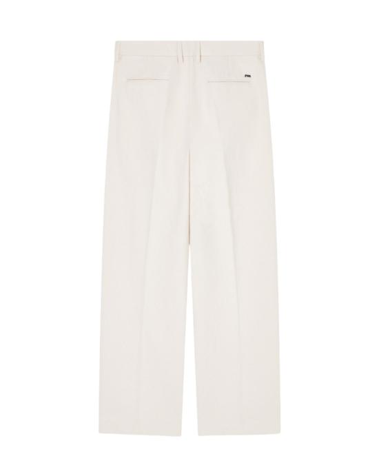 26SS 엠포리오 아르마니 스트레이트 팬츠 EM004900 AF12938 1088 White - EMPORIO ARMANI