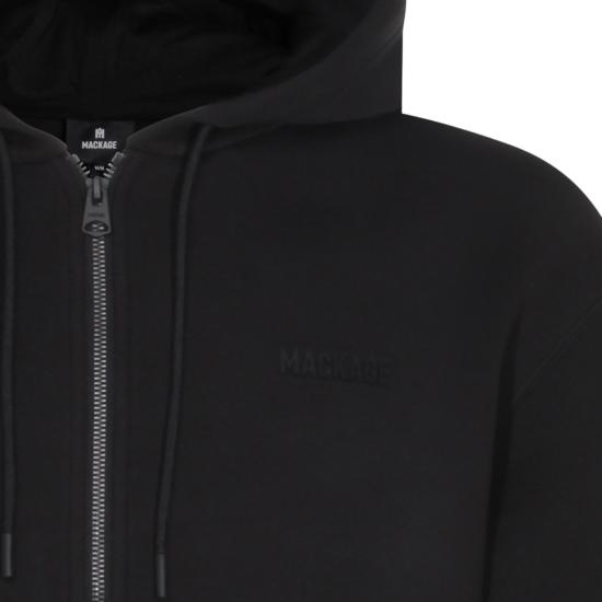 26SS 맥케이지 후드 티셔츠 KRYSTOSC0001 Black - MACKAGE