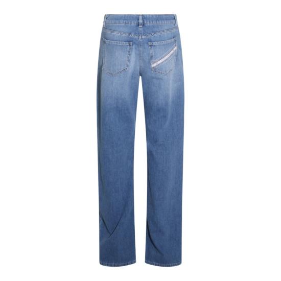 26SS 엘리자베타프랜치 데님 팬츠 PJ21I61E2192 Blue - ELISABETTA FRANCHI