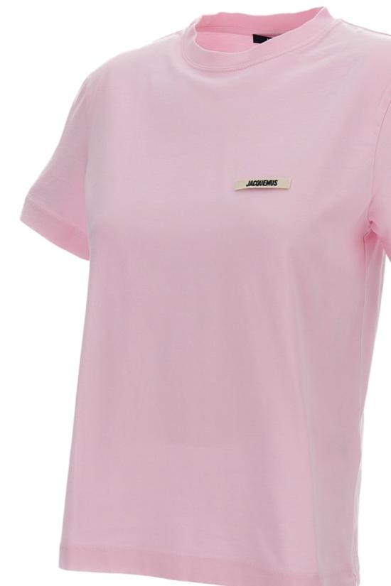 26SS 자크뮈스 반팔 티셔츠 TSW00550AJ00029431 Pink - JACQUEMUS