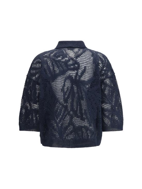 26SS 브루넬로 쿠치넬리 폴로 티셔츠 MDT771005 C4224 BLUE - BRUNELLO CUCINELLI