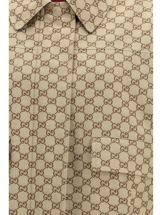 26SS 구찌 GG 캔버스 봄버 재킷 842660ZAF4S 2580 BEIGE - GUCCI