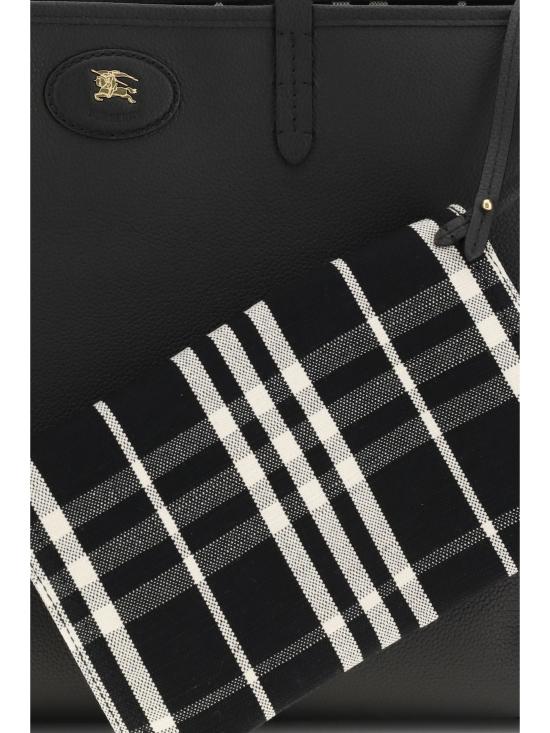 26SS 버버리 미디움 리버시블 블룸즈버리 토트백 8119606 A1189 BLACK - BURBERRY