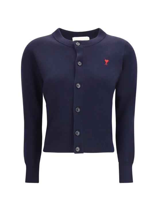 26SS 아미 크루넥 울 가디건 FKC361001 414 BLUE