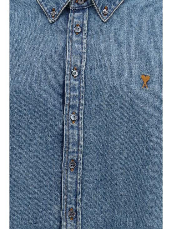 26SS 아미 데님 셔츠 USH786DE0056 480 BLUE - AMI