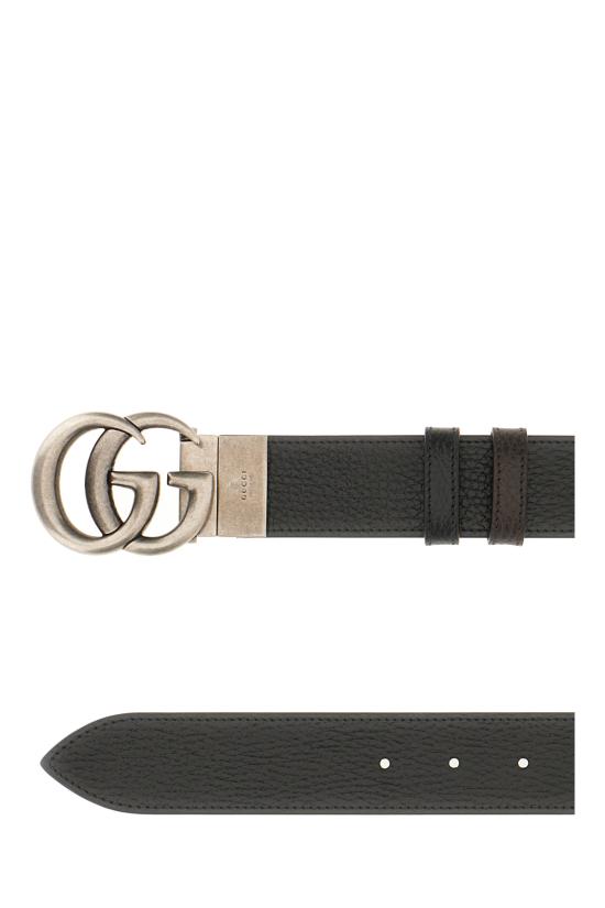 26SS 구찌 GG 마몽 리버시블 벨트 627055CAO2N 1062 NERO COCOA - GUCCI