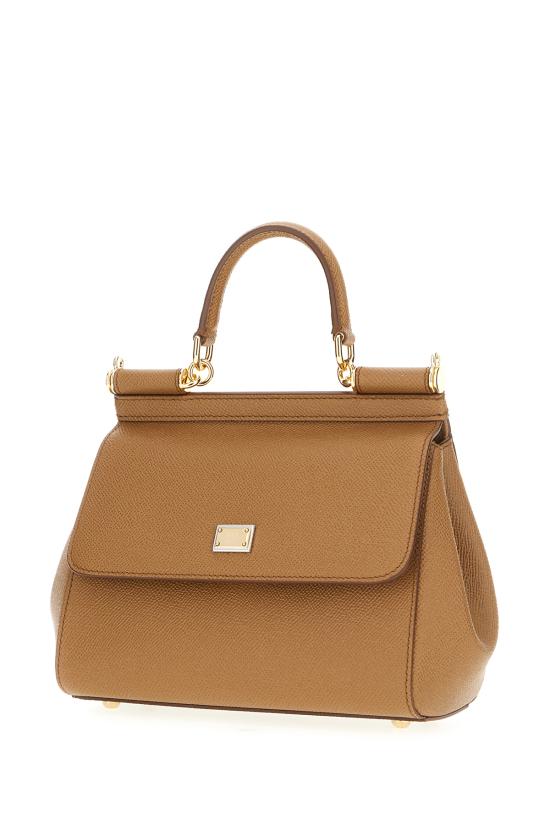 26SS 돌체앤가바나 미디움 시실리 핸드백 BB6003B1001 8M417 Caramello - DOLCE & GABBANA