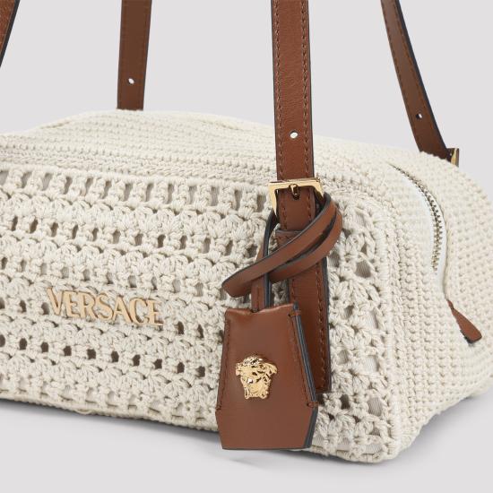 26SS 베르사체 숄더백 1015792 1A17100 2KJ8V NATURAL AMBRER - VERSACE