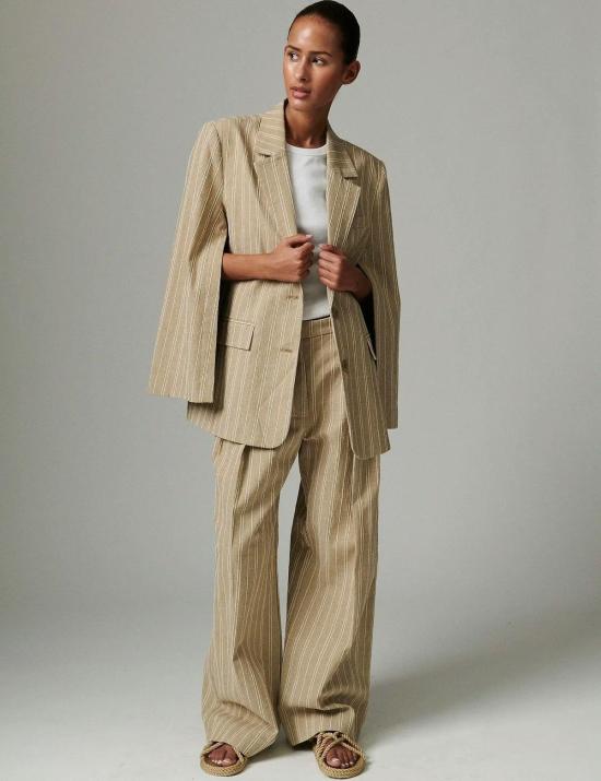  Day Birger et Mikkelsen 수트 자켓 Day Birger Et Mikkelsen 도리스 블레이저 리넨 스레드 트리 하우스 - OTHER BRANDS