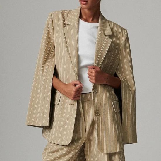  Day Birger et Mikkelsen 수트 자켓 Day Birger Et Mikkelsen 도리스 블레이저 리넨 스레드 트리 하우스