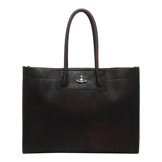 26SS 비비안웨스트우드 토트백 4D01000JU L00BKD402 Brown