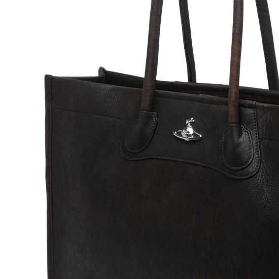 26SS 비비안웨스트우드 토트백 4D01000JU L00BKD402 Brown - VIVIENNE WESTWOOD