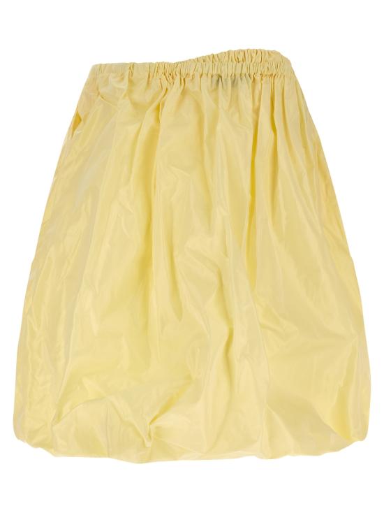 26SS 프라다 미디 스커트 P136ISOOO18LNF0061 Yellow - PRADA