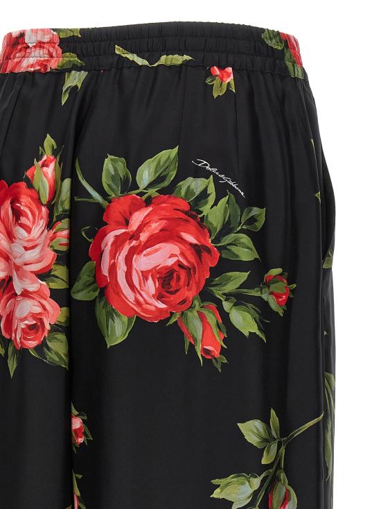 26SS 돌체앤가바나 스트레이트 팬츠 FTDIVTIS11GHN5ZN Black - DOLCE & GABBANA