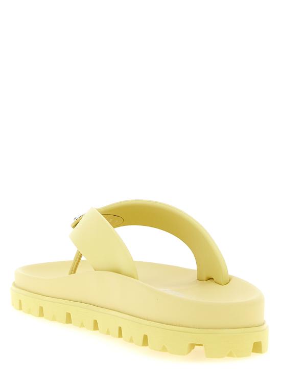 26SS 프라다 샌들 1Y420NF0203LKKF0901 Yellow - PRADA