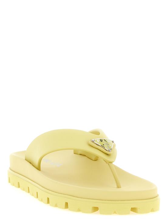 26SS 프라다 샌들 1Y420NF0203LKKF0901 Yellow - PRADA