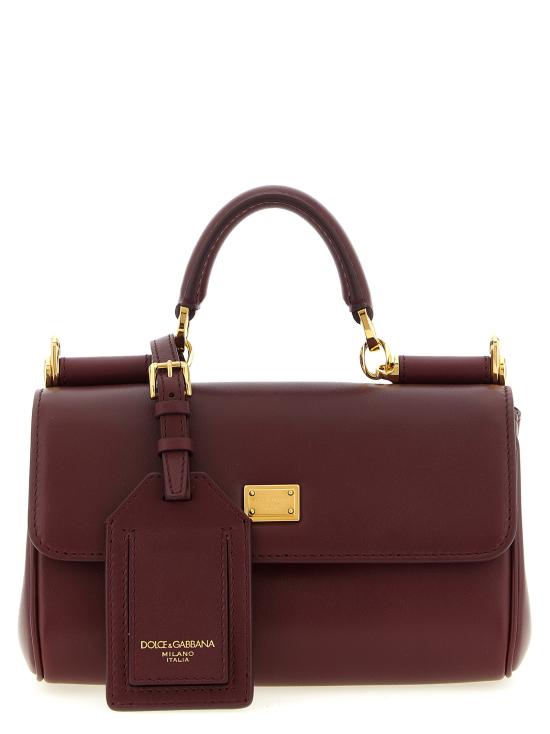 26SS 돌체앤가바나 마이 시실리 핸드백 BB7864B732180346 Bordeaux