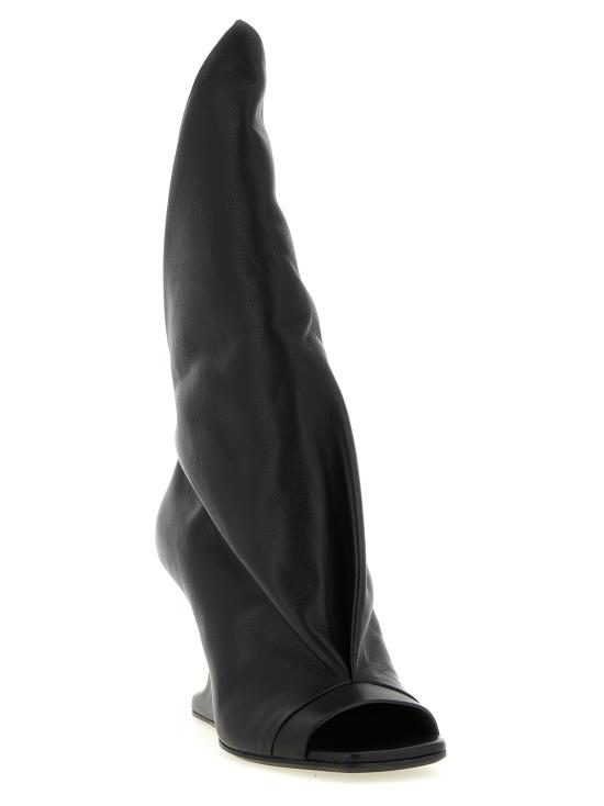 26SS 릭 오웬스 샌들 RP01F6812LCN09 Black - RICK OWENS