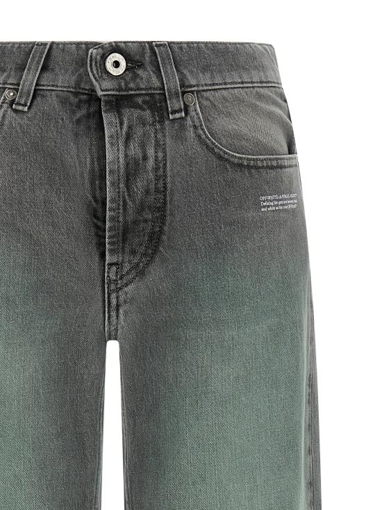 26SS 오프화이트 데님 팬츠 OWYA069S26DEN00311011101 Gray - OFF WHITE