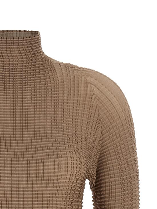 26SS 이세이 미야케 블라우스 IM66FJ67610 Beige - ISSEY MIYAKE