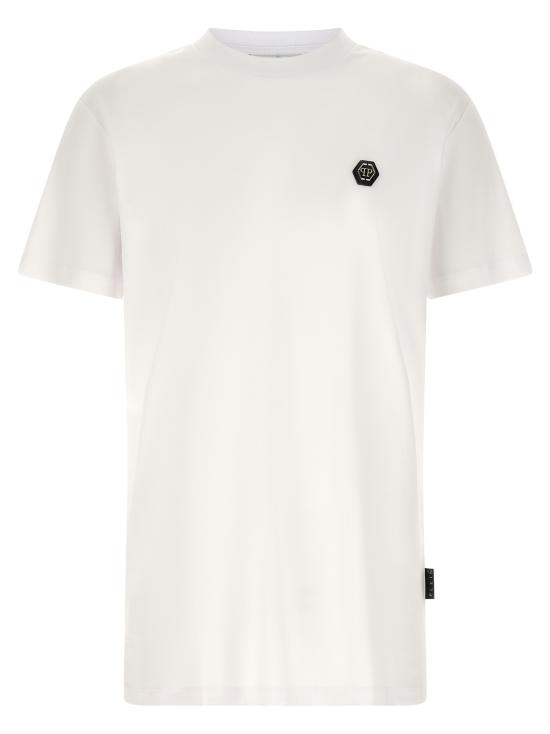 26SS 필립 플레인 반팔 티셔츠 AAECMTK8740PJY002N01 White