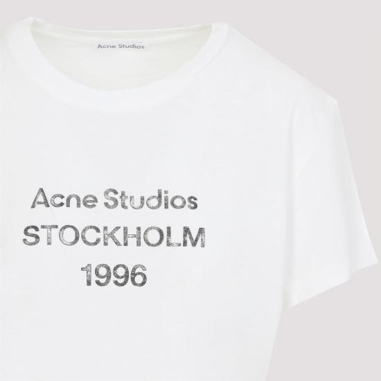 26SS 아크네 스튜디오 반팔 티셔츠 CL0397AEG OFF WHITE DOM - ACNE STUDIOS