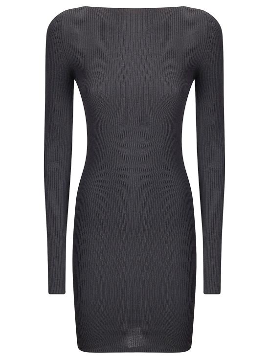 26SS 릭 오웬스 숏 원피스 RP01F6616RIBM 09 BLACK