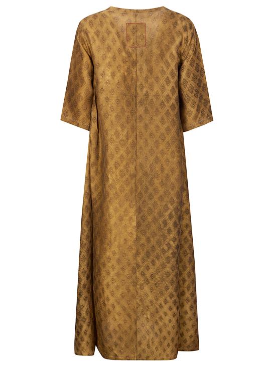 26SS 우마 왕 롱 원피스 UP5002 UW240 MUSTARD - UMA WANG