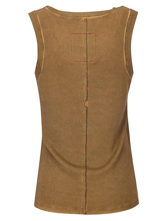 26SS 우마 왕 반팔 티셔츠 UP1030 UW240 MUSTARD - UMA WANG