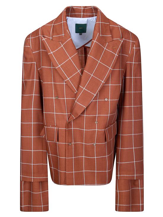 26SS 제지아 수트 자켓 PS26MJDMJD503LOVECH J0311 Burnt check