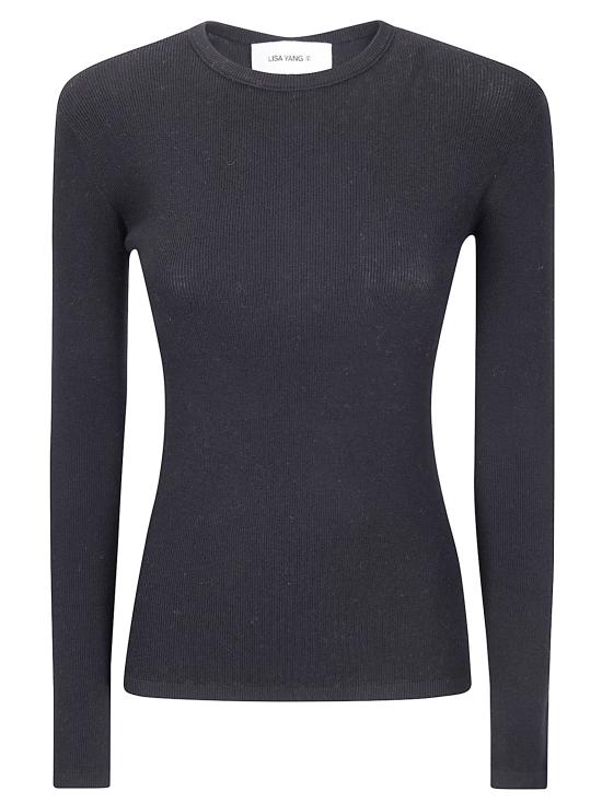 26SS 리사 양 반팔 티셔츠 2025146 OR Noir