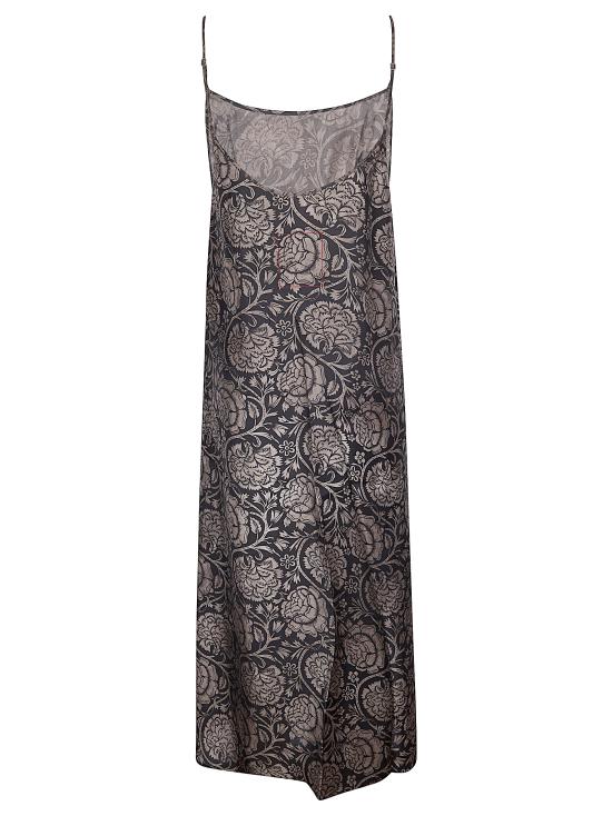 26SS 우마 왕 롱 원피스 UP5018 UW092 BLACK TAN - UMA WANG