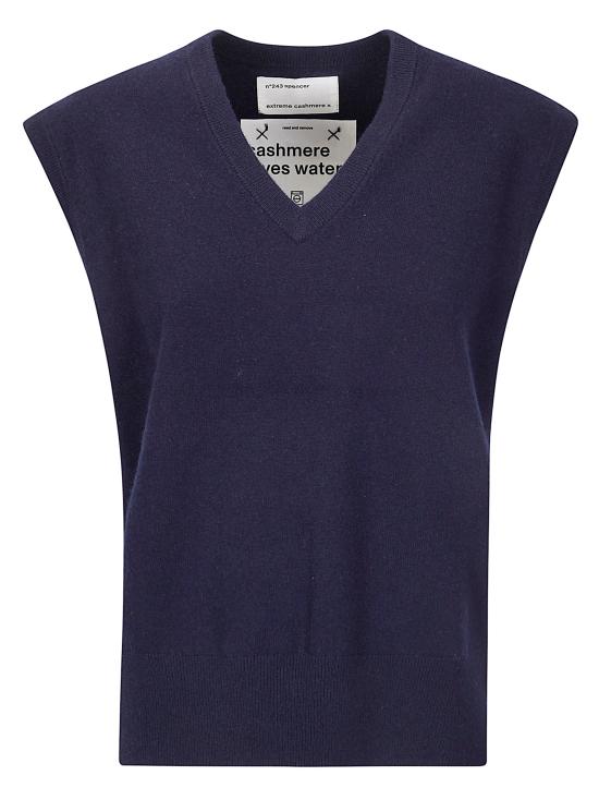 26SS 익스트림캐시미어 반팔 티셔츠 24300101FE05 NAVY