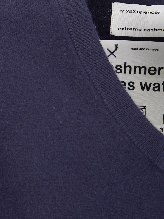 26SS 익스트림캐시미어 반팔 티셔츠 24300101FE05 NAVY - EXTREME CASHMERE