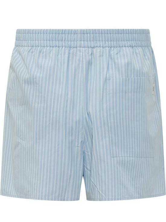 26SS 아미 숏팬츠 USO806CO0219 4844 BLEU CACHEMIRE BLANC - AMI