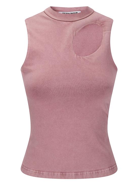 26SS 오토링거 반팔 티셔츠 11510830301 RED Mauve