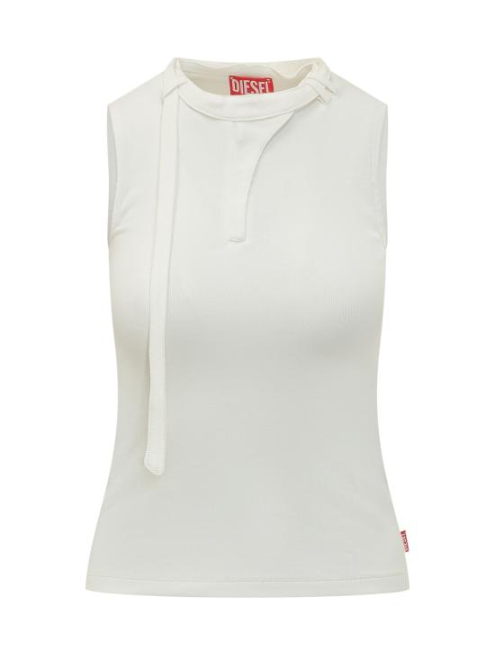 26SS 디젤 반팔 티셔츠 A235420JEAI 141 BIANCO