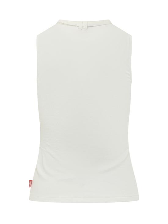 26SS 디젤 반팔 티셔츠 A235420JEAI 141 BIANCO - DIESEL