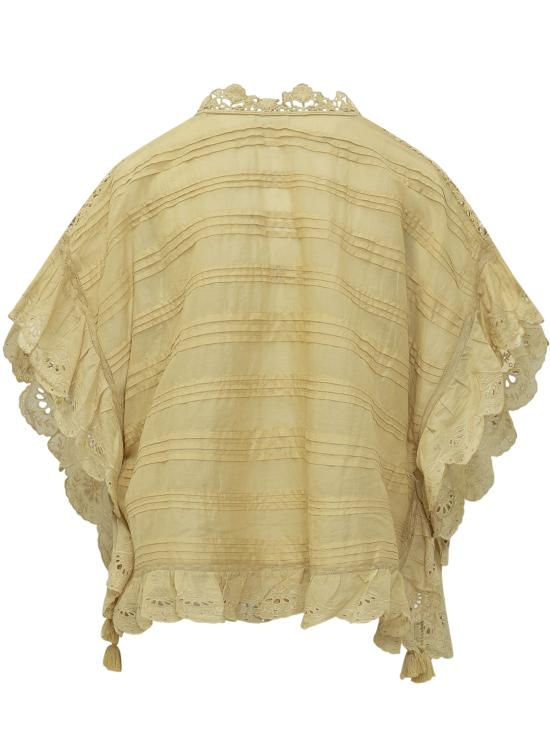 26SS 이자벨마랑에뚜왈 반팔 티셔츠 26PHT0768FAD1J05E 10LC LIGHT OCHRE - ISABEL MARANT ETOILE