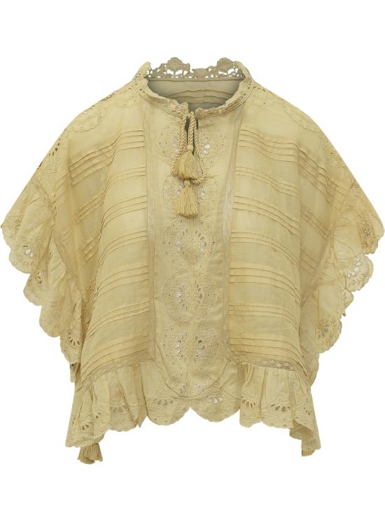 26SS 이자벨마랑에뚜왈 반팔 티셔츠 26PHT0768FAD1J05E 10LC LIGHT OCHRE